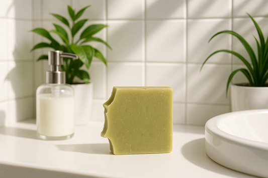 Bright modern bathroom lifestyle