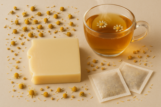 Chamomile Tea Soap Mockup
