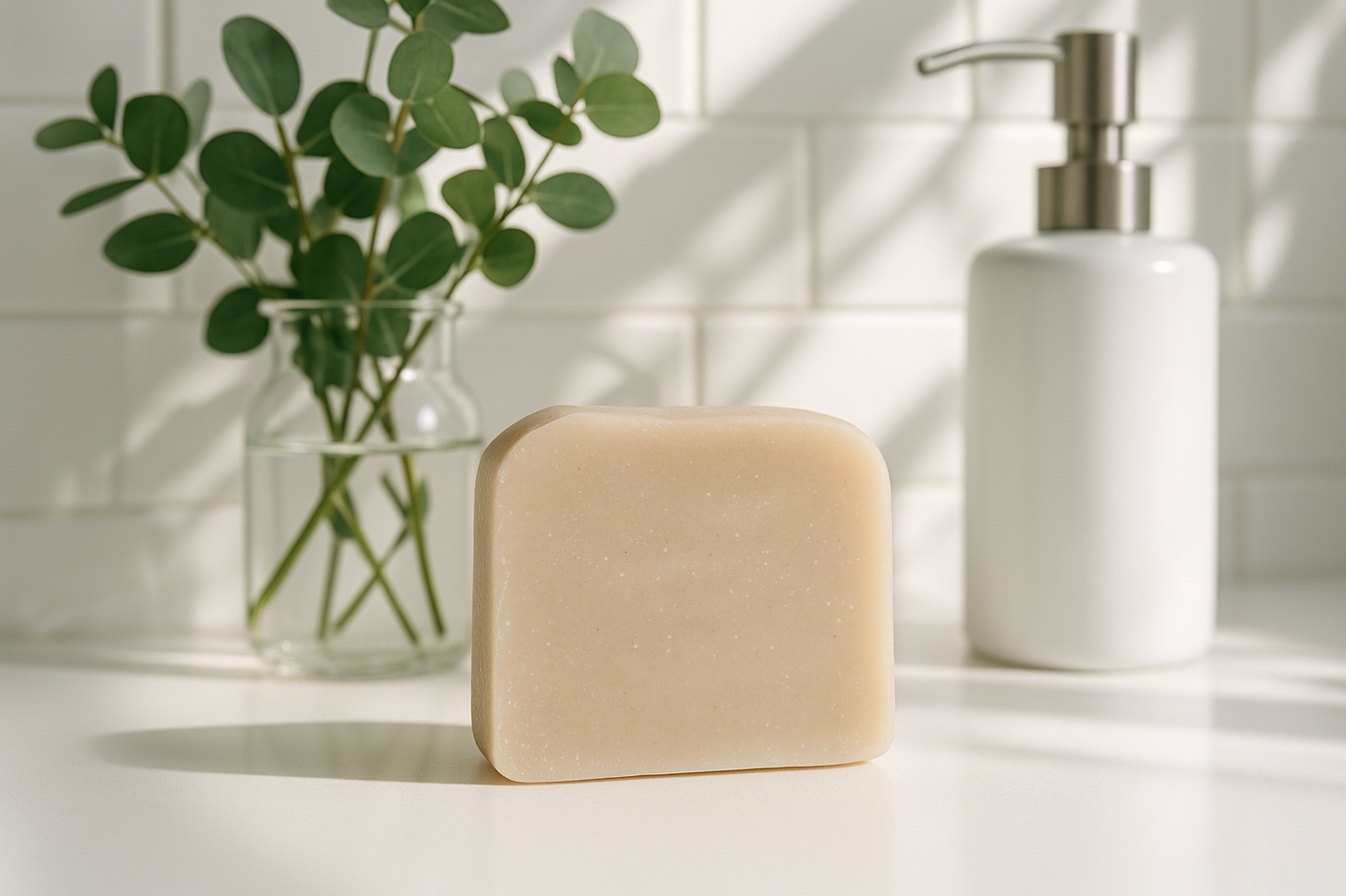 Bright modern bathroom lifestyle