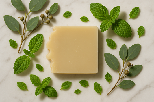 Elegant marble flat lay mockup