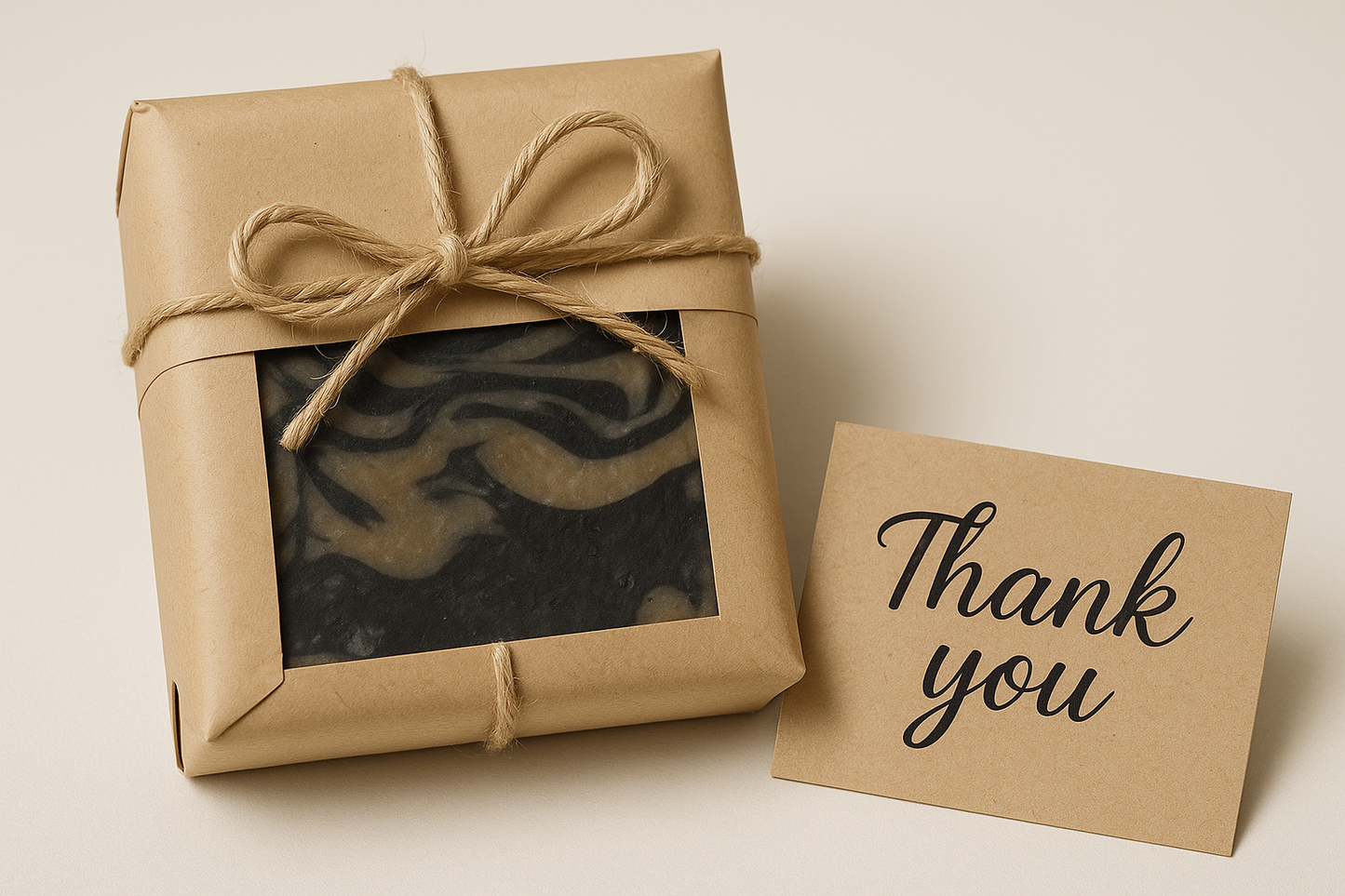 Gift packaging mockup