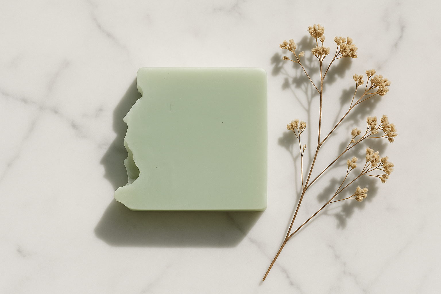 Minimalist flat lay mockup