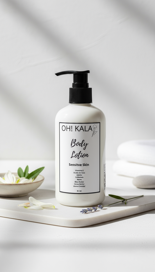 OH! KALA Body Lotion Product Mockup
