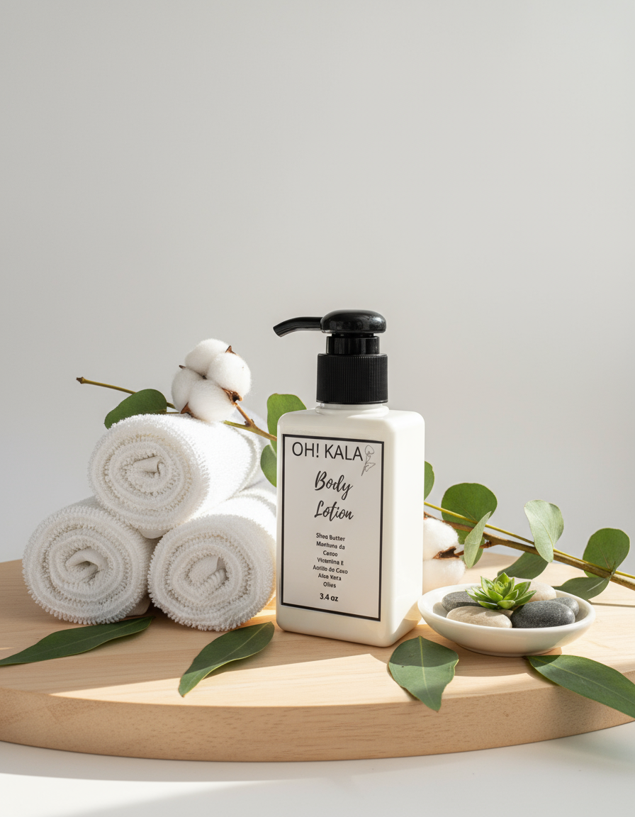 OH! KALA Body Lotion Spa Mockup