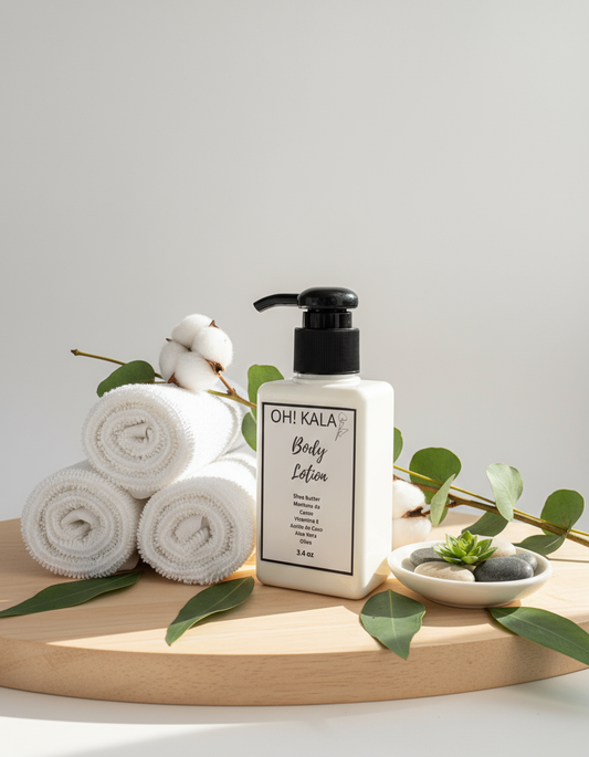 OH! KALA Body Lotion Spa Mockup
