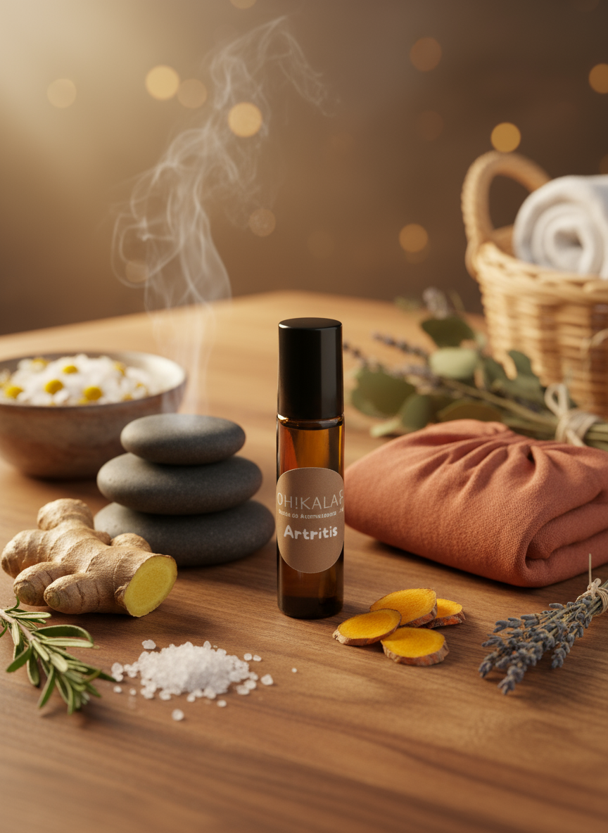 OHKALA Artritis Aromatherapy Oil Mockup
